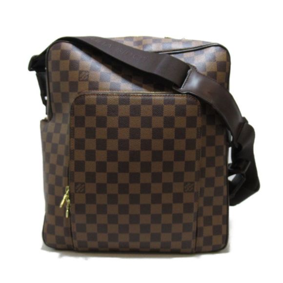 Louis Vuitton Olaf GM Shoulder Bag Ebene Canvas Brown - Picture 1 of 7